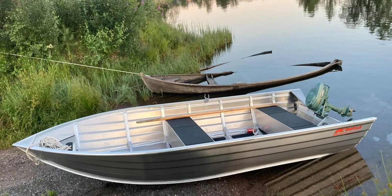 Kimple aliuminės valtys ir kateriai